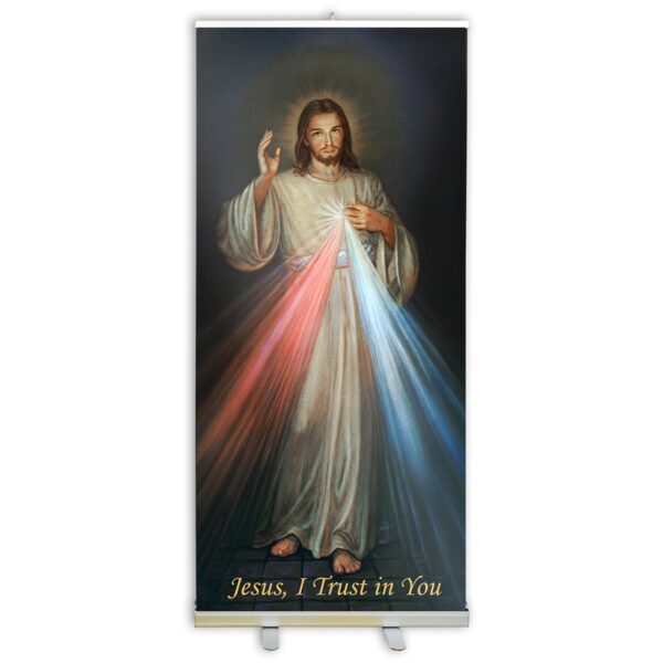 Divine Mercy Retractable Banner