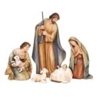 Wood Stained Nativity Scene