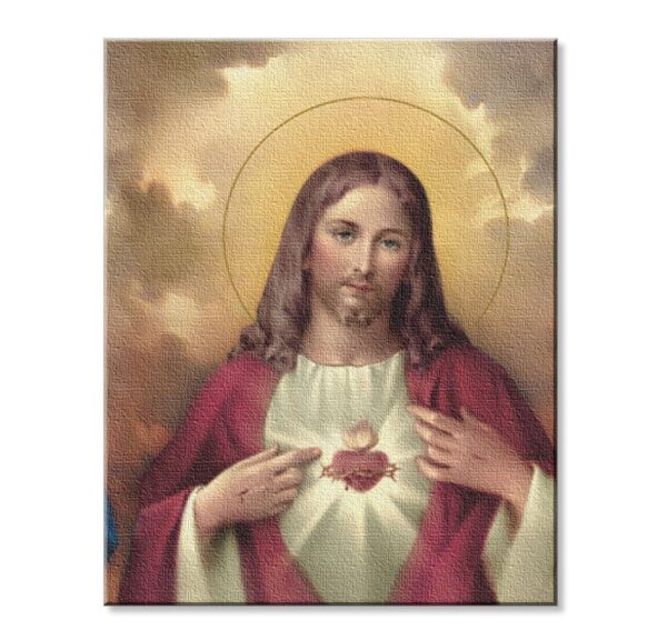 Sacred Heart of Jesus Stretched Canvas