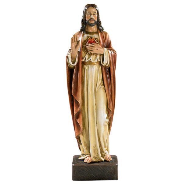 22.75 Inch Sacred Heart Statue