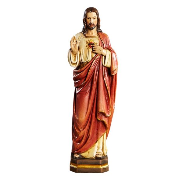 12 Inch Sacred Heart Statue