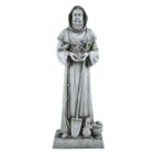 24" St Fiacre Garden Statue