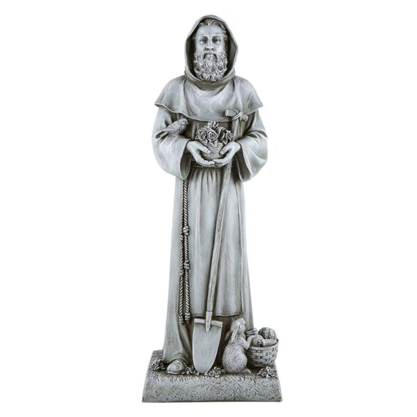 24" St Fiacre Garden Statue