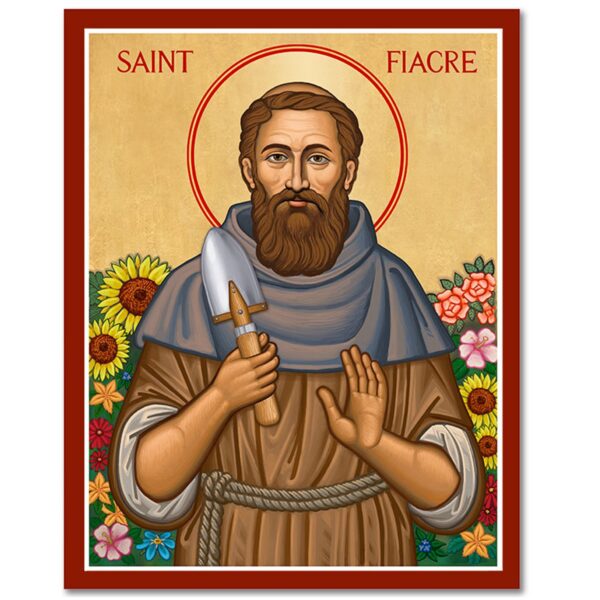 Saint Fiacre Icon