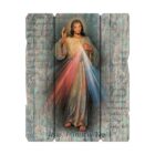 Divine Mercy Wood Plaque