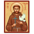 Saint Francis of Assisi Wood Icon