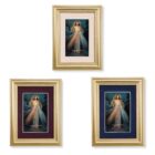 Gold Frame Velvet Matte Divine Mercy