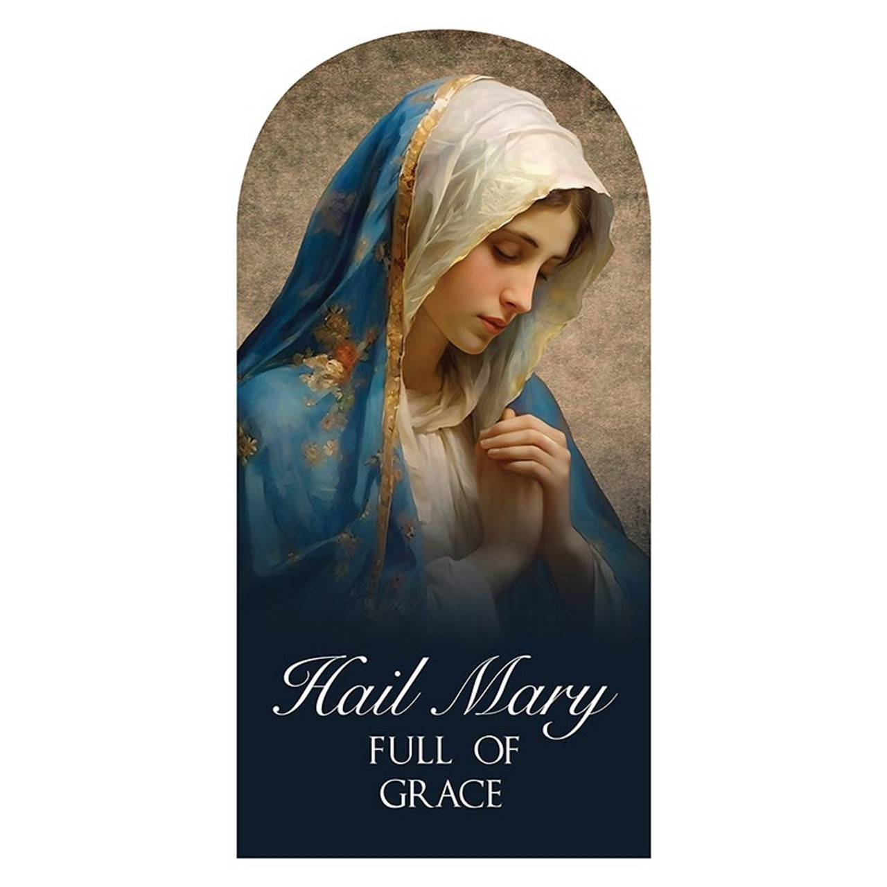Hail MAry Wood PLaque