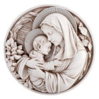 Mary Infant Jesus Round Garden Plaque